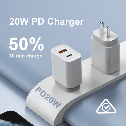 Wall Charger Dual Outlet - 20W