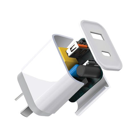 Wall Charger Dual Outlet - 20W