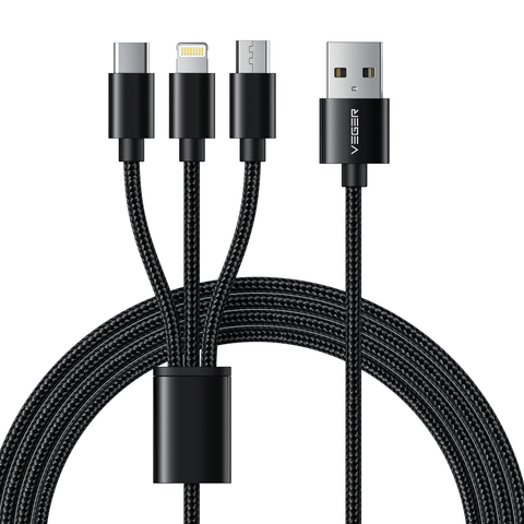 Premium 3-In-1 Charging Cable - 1.5M