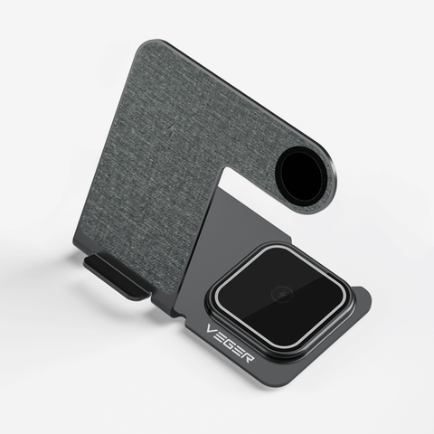 Ultra Slim 3-in-1 Wireless Charger - 15W