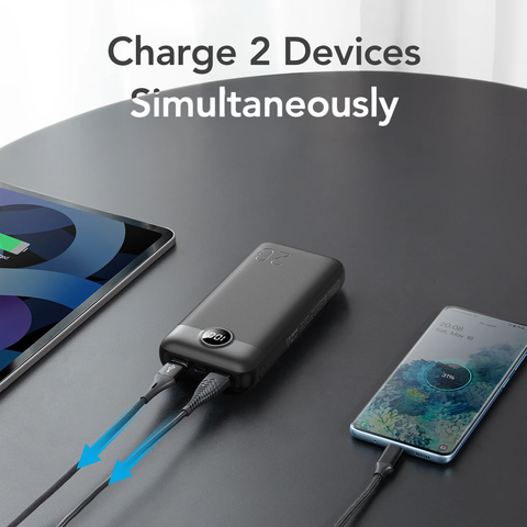 20W Fast Charging Power Bank Black - 20000mAh