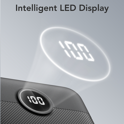 20W Fast Charging Power Bank Black - 20000mAh