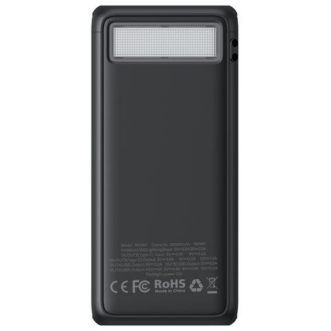 22.5W Tank Lite Fast Charging Power Bank - 50000mAh