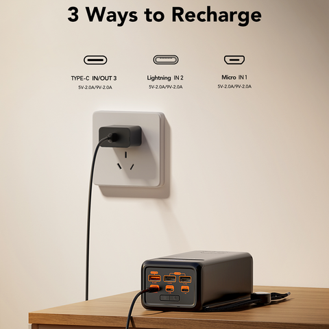 22.5W Tank Lite Fast Charging Power Bank - 50000mAh