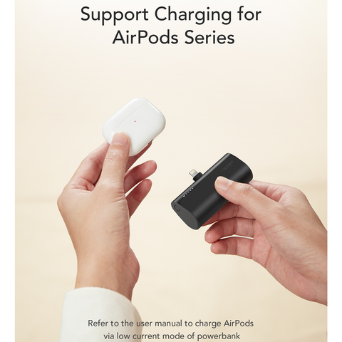 Plug-On Lightning Mini Power Bank - 5000mAh