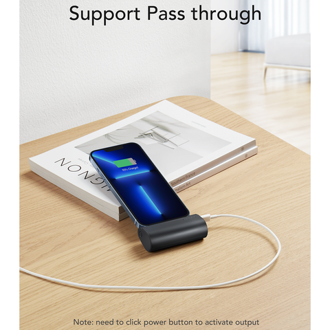 Plug-On Lightning Mini Power Bank - 5000mAh