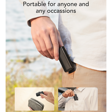 Plug-On Lightning Mini Power Bank - 5000mAh