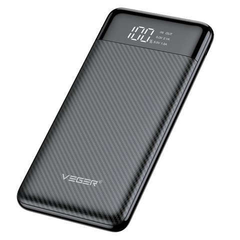 L11 Smart LED Screen 12W Power Bank - 10000mAh