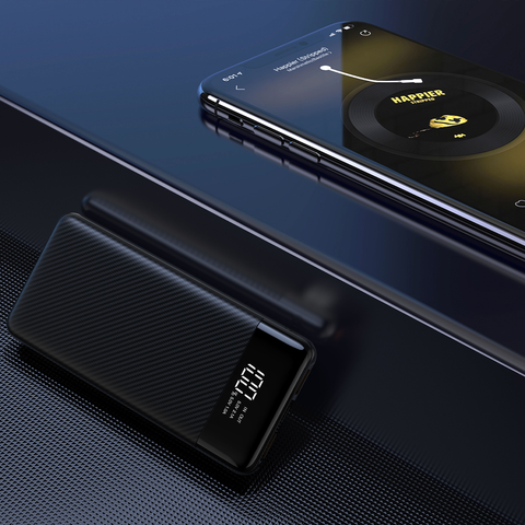 L11 Smart LED Screen 12W Power Bank - 10000mAh