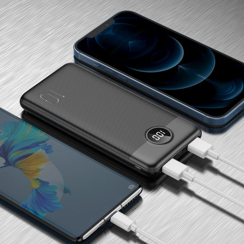 L10S Smart LED Screen 20W Power Bank - 10000mAh