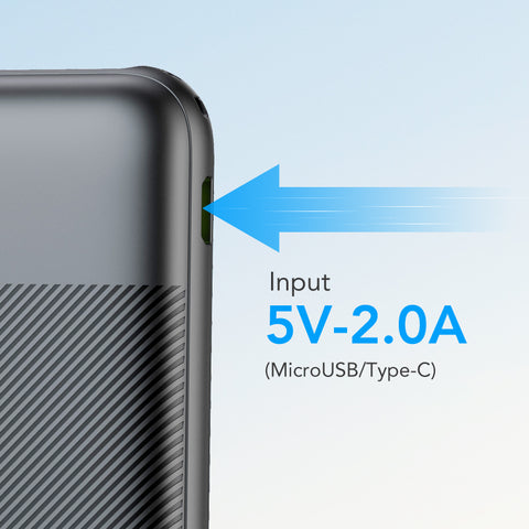 L10S Smart LED Screen 20W Power Bank - 10000mAh