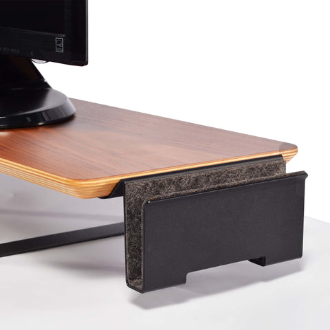Felt lining detail inside Artizo Laptop Dock Stand Mount protecting laptop from scratches