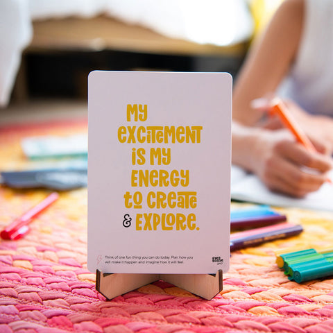 Affirmations & Actions Card Set (age 5+)