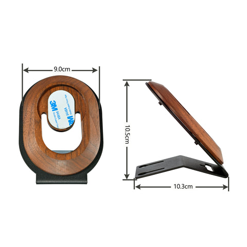 Walnut MagSafe Charger Mount Only