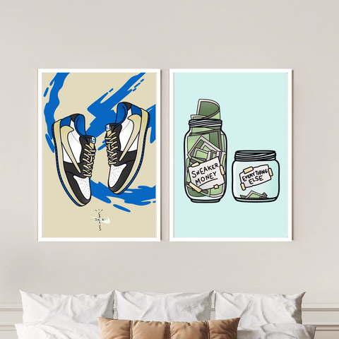 Saving for Sneaks Double Art Set