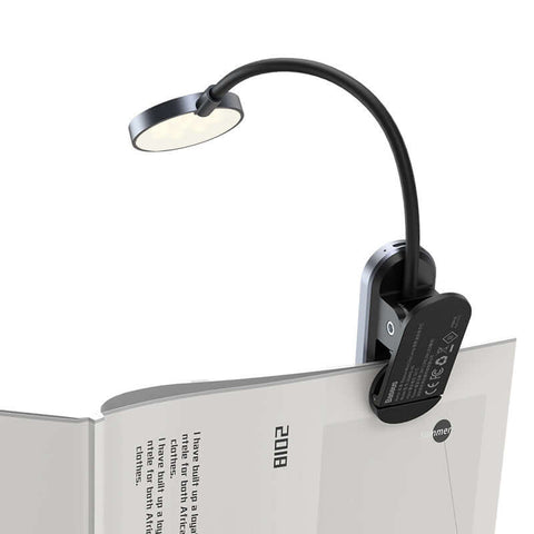 Baseus Mini Clip LED Reading Lamp | Touch Control Rechargeable Light
