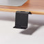 Controller Holder front view matte black steel cradle design