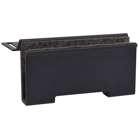 Artizo Laptop Dock Stand Mount front view matte black steel