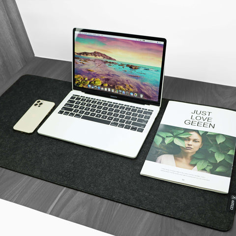 Premuim Desk Mat - Dark Grey