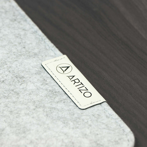 Premuim Desk Mat - Light Grey