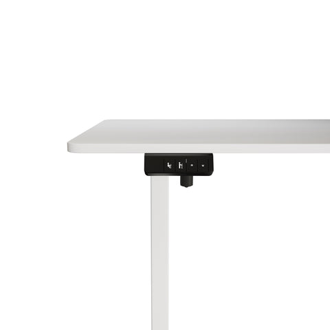 Electra Ergo Single Motor Sit Stand Desk White 1.4m