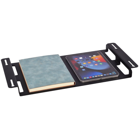Artizo Laptop Tray side profile showing cable management cutouts