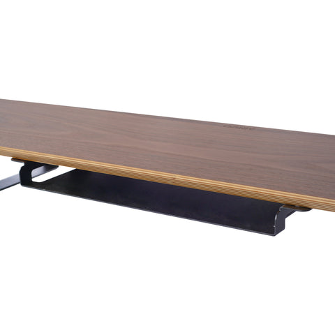 Laptop Tray steel construction matte black underside view
