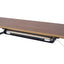 Artizo Laptop Tray mounted under monitor stand holding MacBook NZ