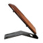 Artizo MagSafe Mount close up walnut grain and steel hardware detail